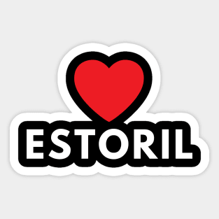 Love Estoril Sticker